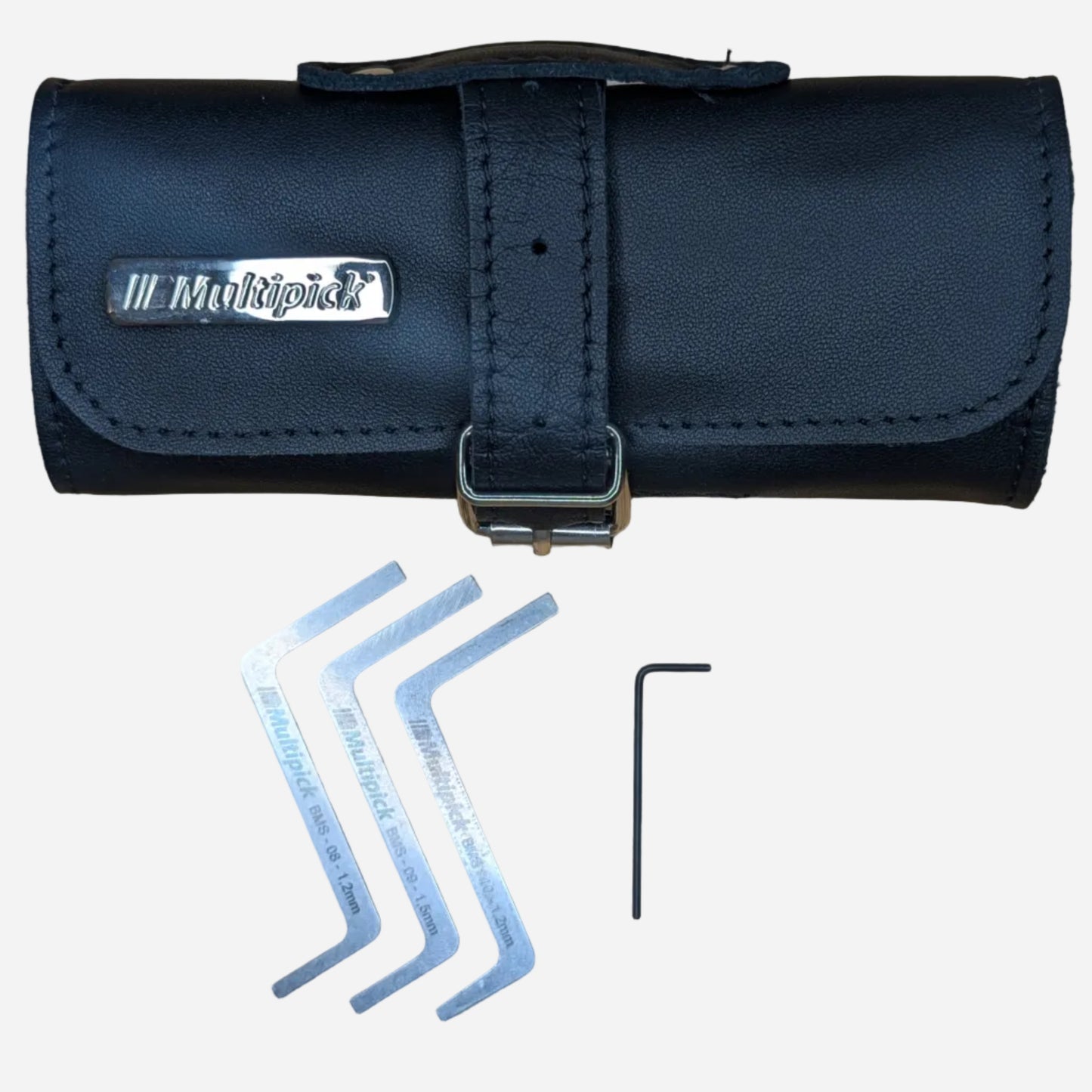 Multipick ELITE G-PRO Leather Roll-Up Case for Dimple Picks