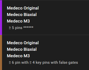 Medeco Original - Purple & Brown Belt