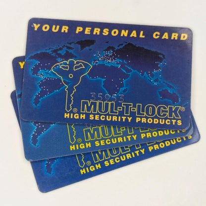 Mul-T-Lock Key Cards