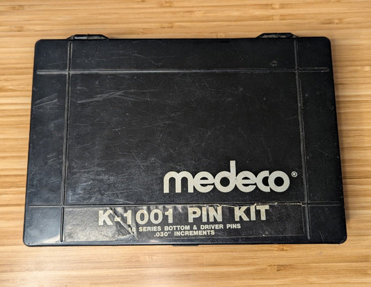 Medeco K-1001 Pin Kit Box - Empty