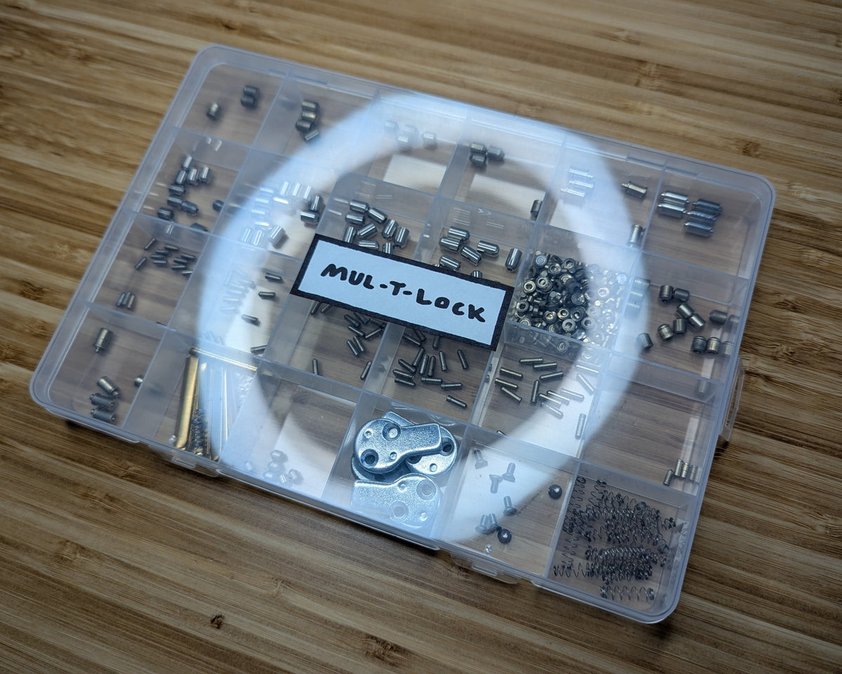 Multi Key Lock Pins Mul-T-Lock Mini Pinning Kit – cmfxa's lock shop