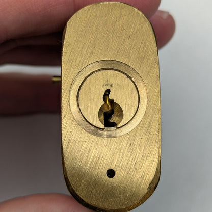 Yale Super Pin Tumbler Padlock w. Keys - Unsealed Vintage Example!