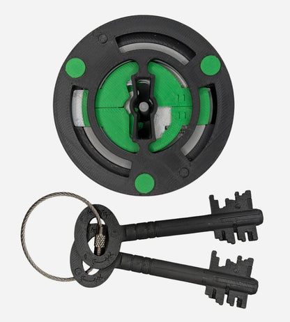 Kromer Protector w. Key - Fully Functional 3D-Printed Cutaway