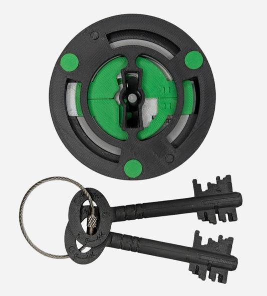 Kromer Protector w. Key - Fully Functional 3D-Printed Cutaway
