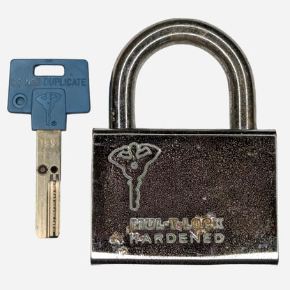 Mul-T-Lock Interactive C-Series Padlock w. Key - Left-Handed - Blue Belt