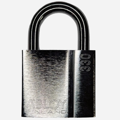 Abloy Sentry in 330 Padlock Body w. 2 Keys - Black Belt