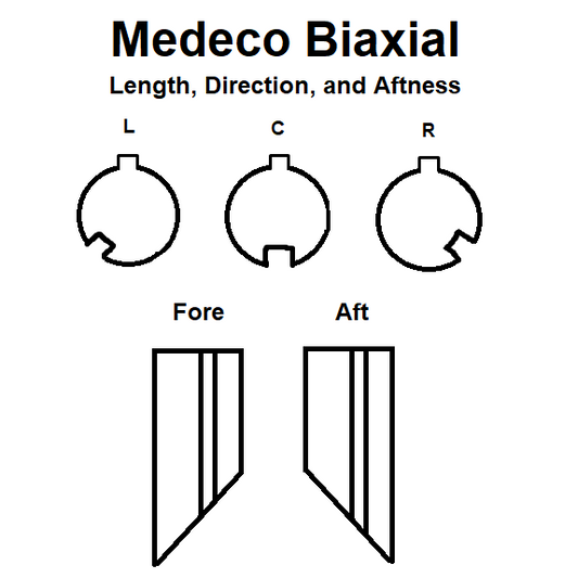 Medeco Biaxial Pins - 5 Pack